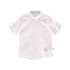 Camicia m/c.misto lino baby m.