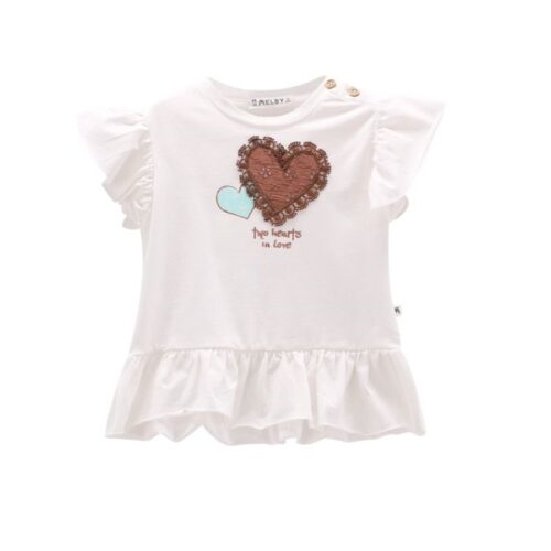 T-shirt m/c.jersey stretch bambina
