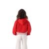 Maglia c/capp. z/lunga felpa stretch ragazza