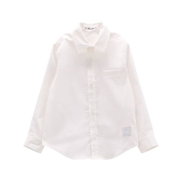 Camicia m/l.popeline stretch bambino