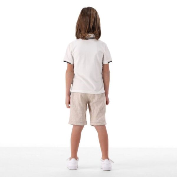 Bermuda misto lino bambino