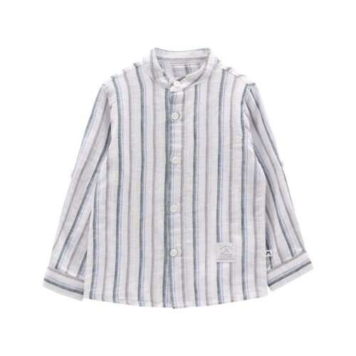 Camicia m/l.misto lino baby m.