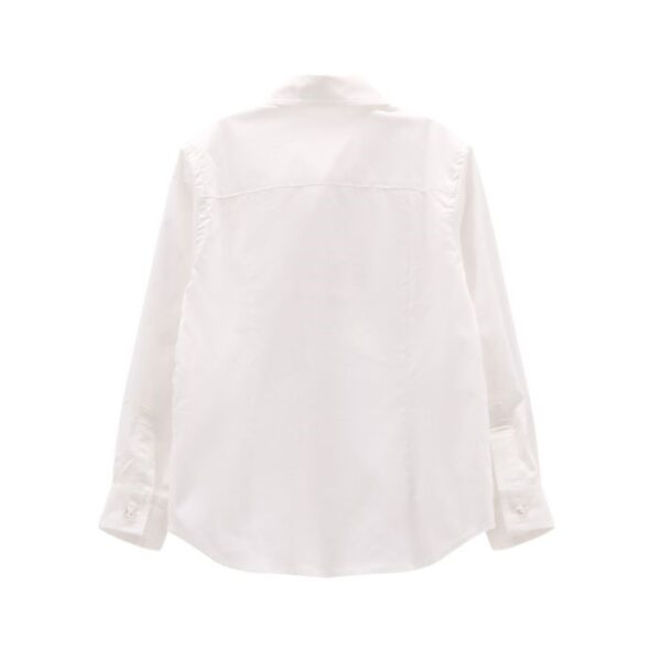 Camicia m/l.popeline stretch bambino