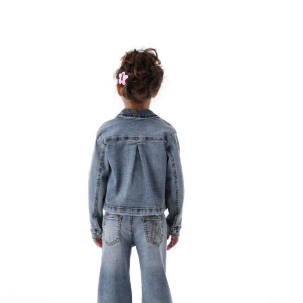 Giubbino denim stretch ragazza