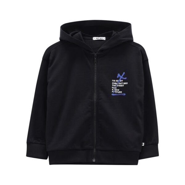 Maglia c/capp. z/lunga felpa ragazzo