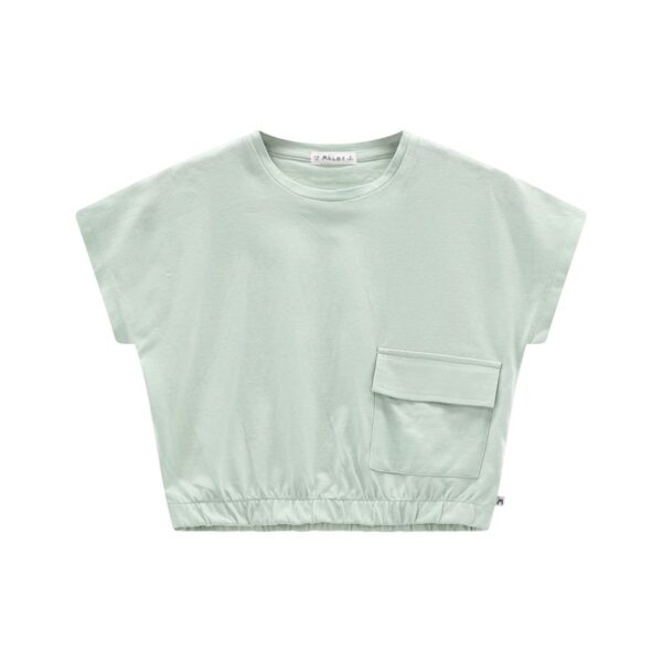 T-shirt g/collo m/c.jersey ragazza