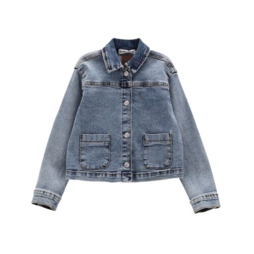 Giubbino denim stretch ragazza