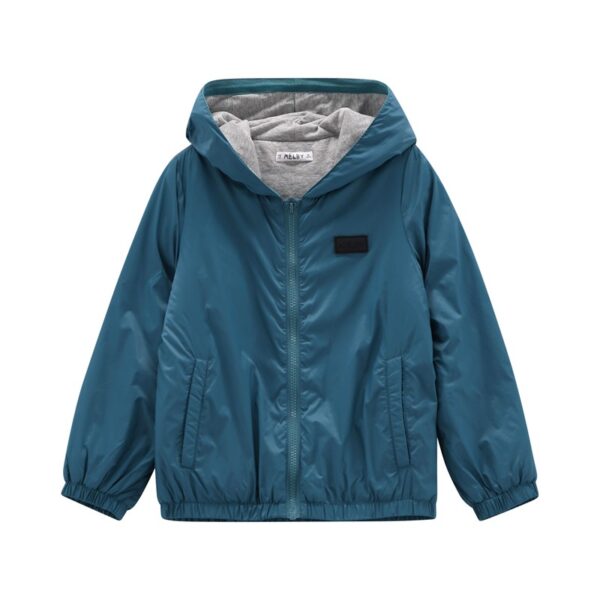 Giubbotto nylon fodera jersey ragazzo