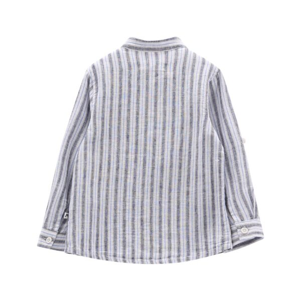 Camicia m/l.misto lino bambino