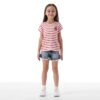 Short denim stretch ragazza