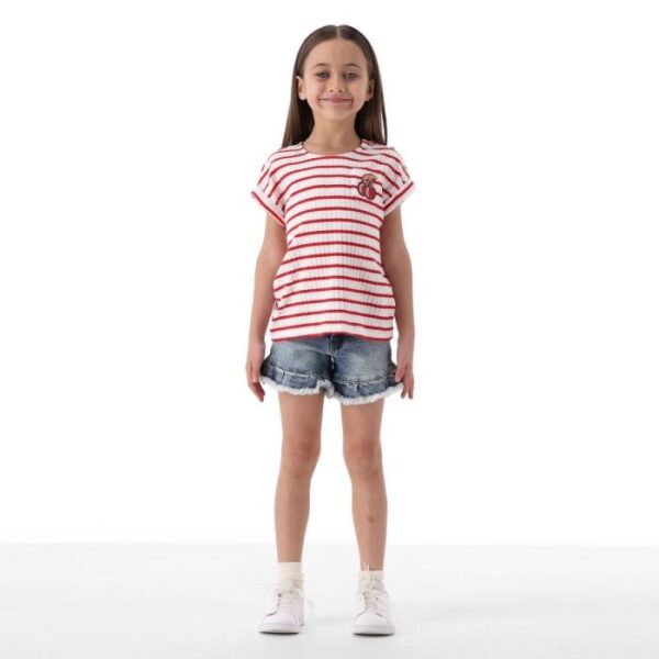 Short denim stretch ragazza
