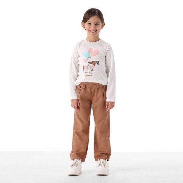 T-shirt m/l.jersey stretch bambina