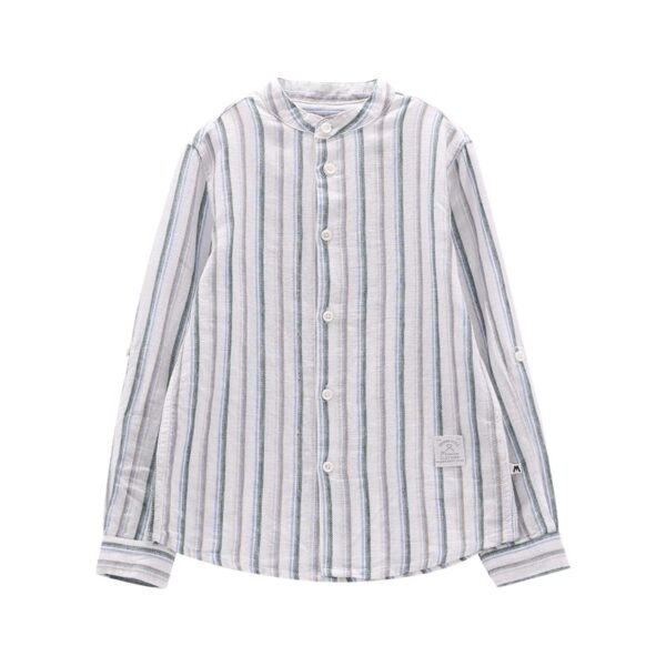 E7001F0A4291DEBE782F30F5092B4B42_ Camicia m/l.misto lino ragazzo