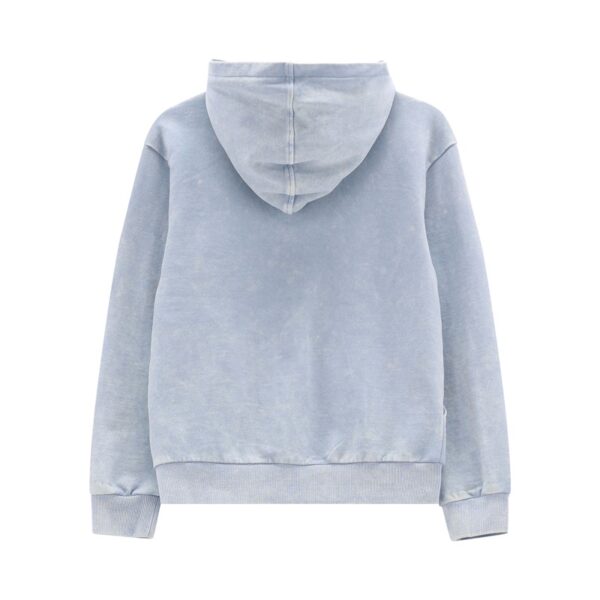 Maglia c/capp. z/lunga felpa acidata ragazzo