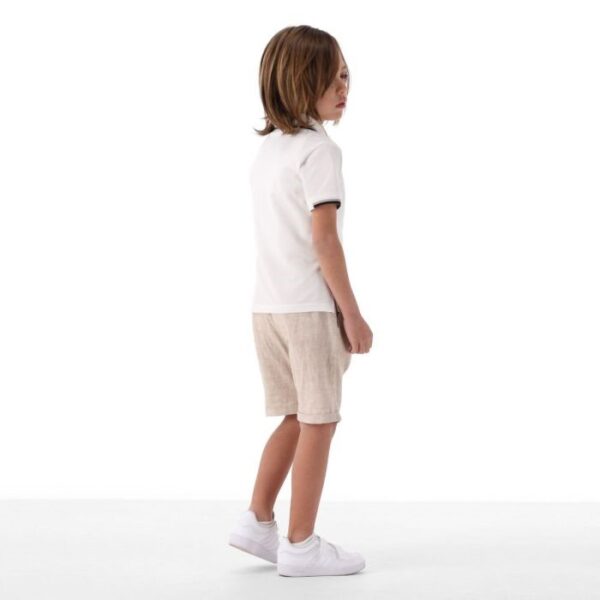 Bermuda misto lino bambino