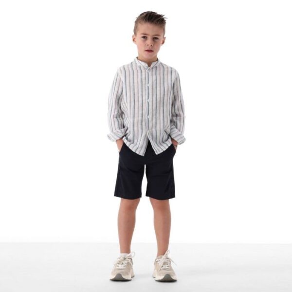 EF2E2C970B24BC41B4EB78043A11BF1C_ Camicia m/l.misto lino ragazzo