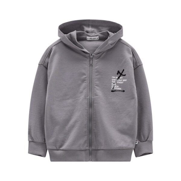 Maglia c/capp. z/lunga felpa ragazzo
