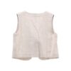 Gilet lino ragazza